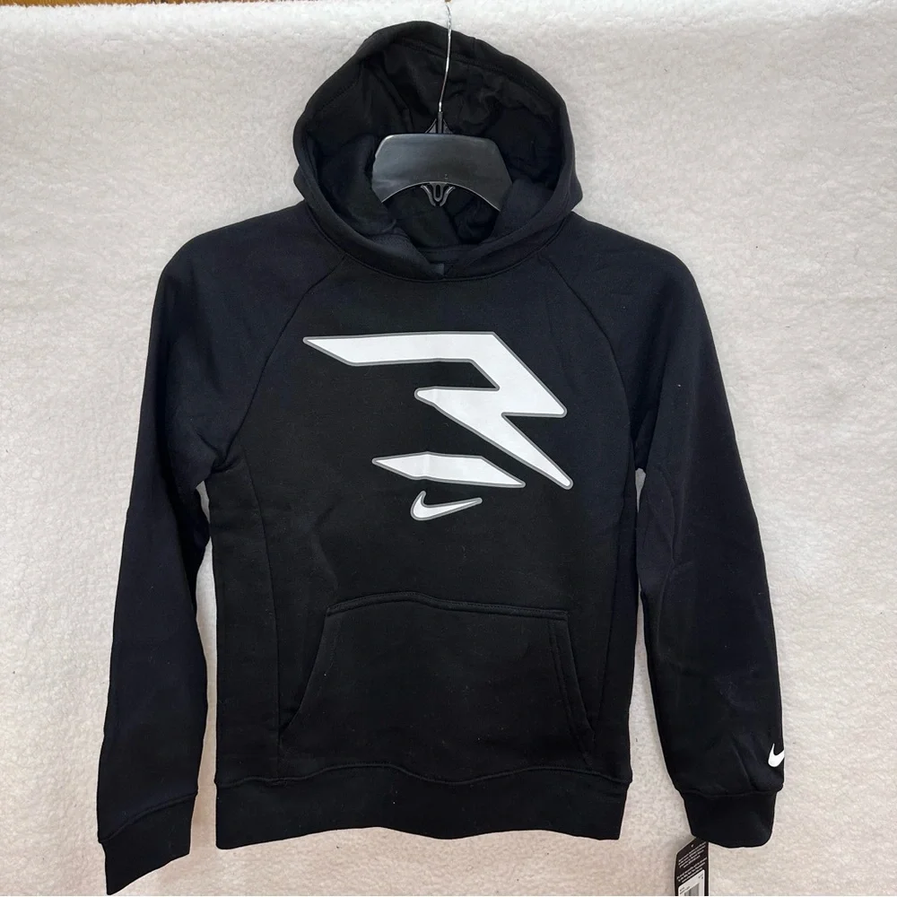 Boys Black Nike Sweatshirt Hoodie